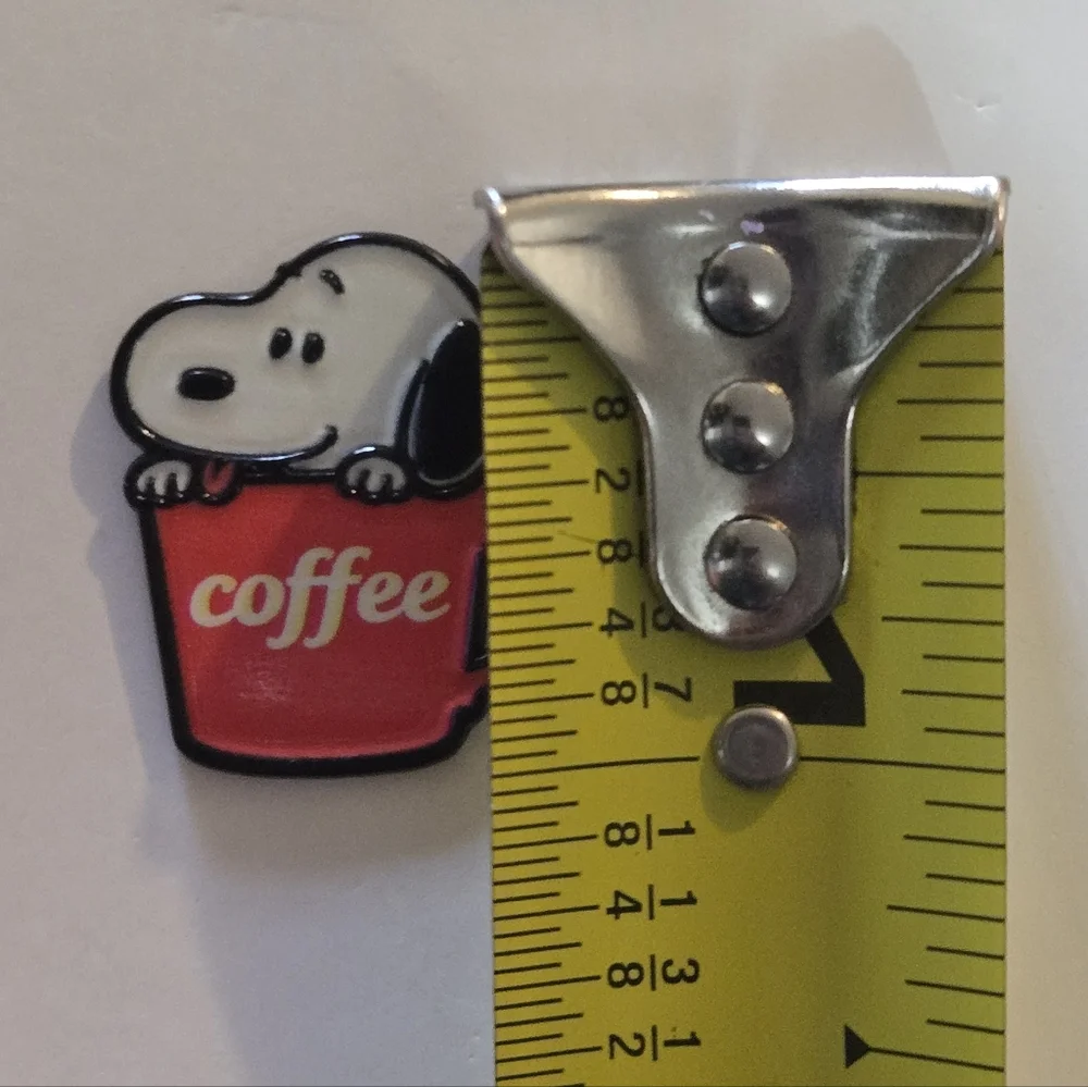 Snoopy Needs Coffee Enamel Pin